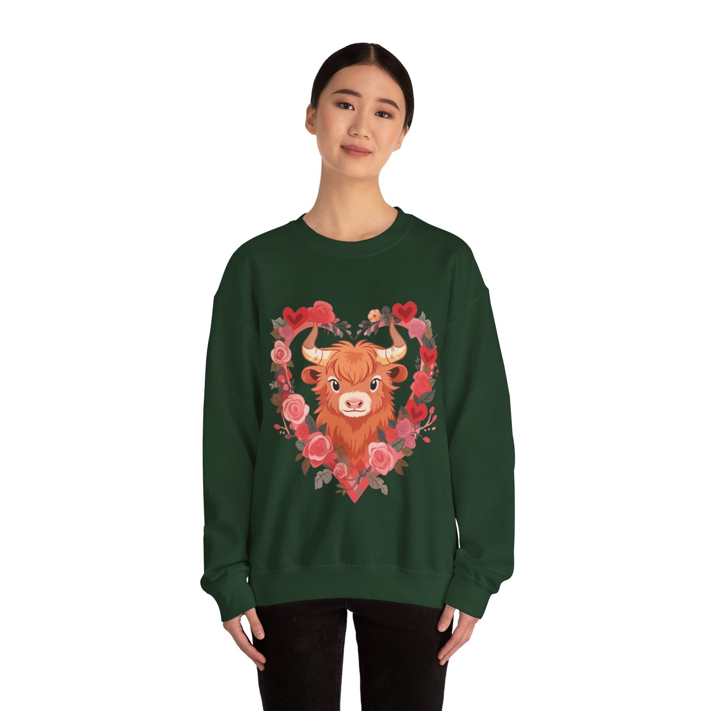 Moo Moo Love Unisex Heavy Blend™ Crewneck Sweatshirt