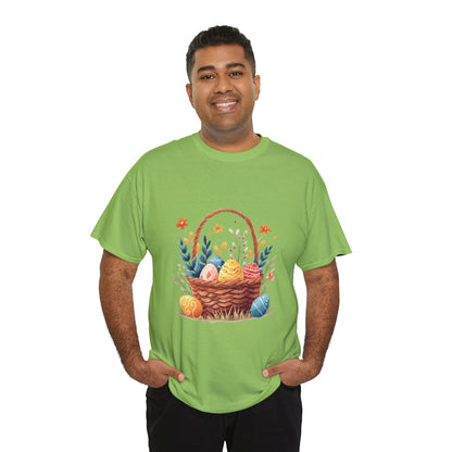 Easter Basket Unisex Heavy Cotton Tee