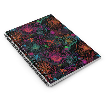 Alien Webs Spiral Notebook - Ruled Line