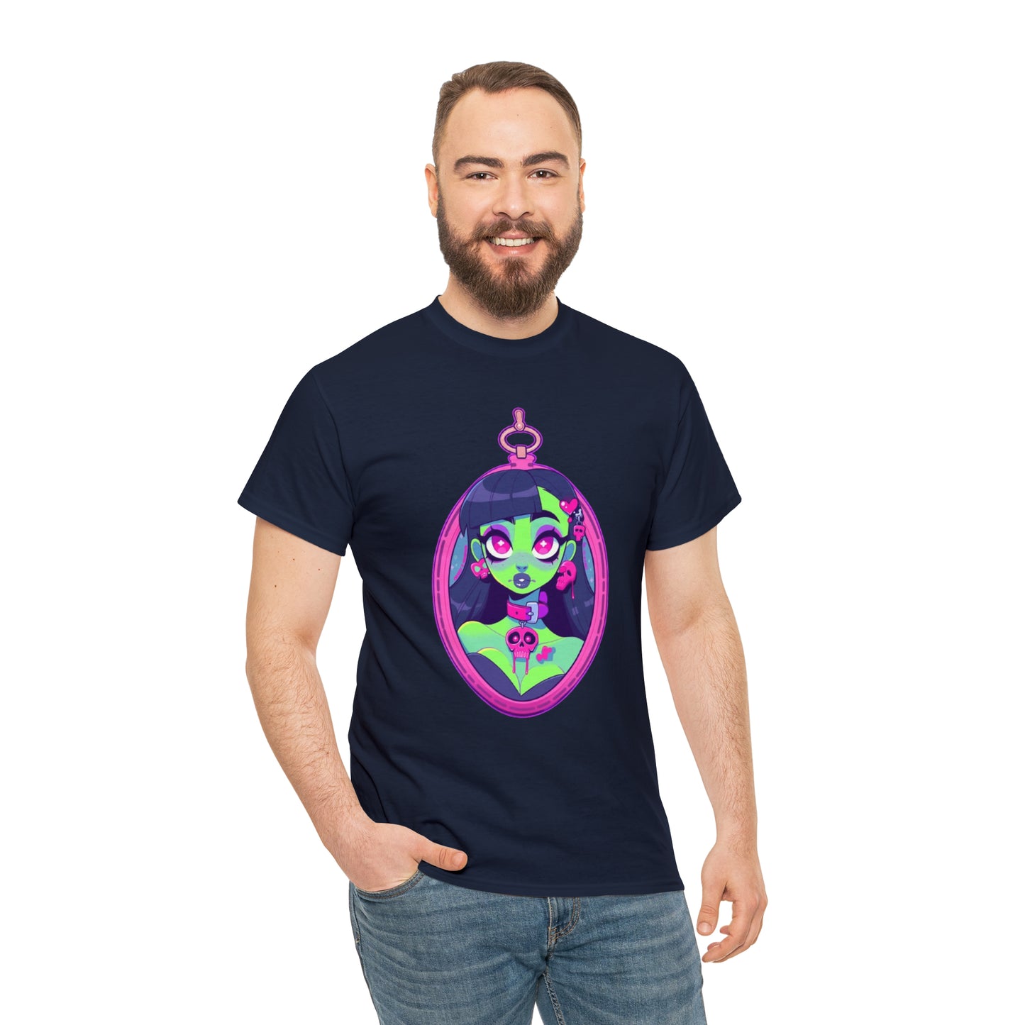 Zombie Locket Unisex Heavy Cotton Tee
