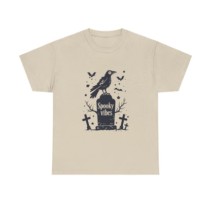 Spooky Vibes Unisex Heavy Cotton Tee