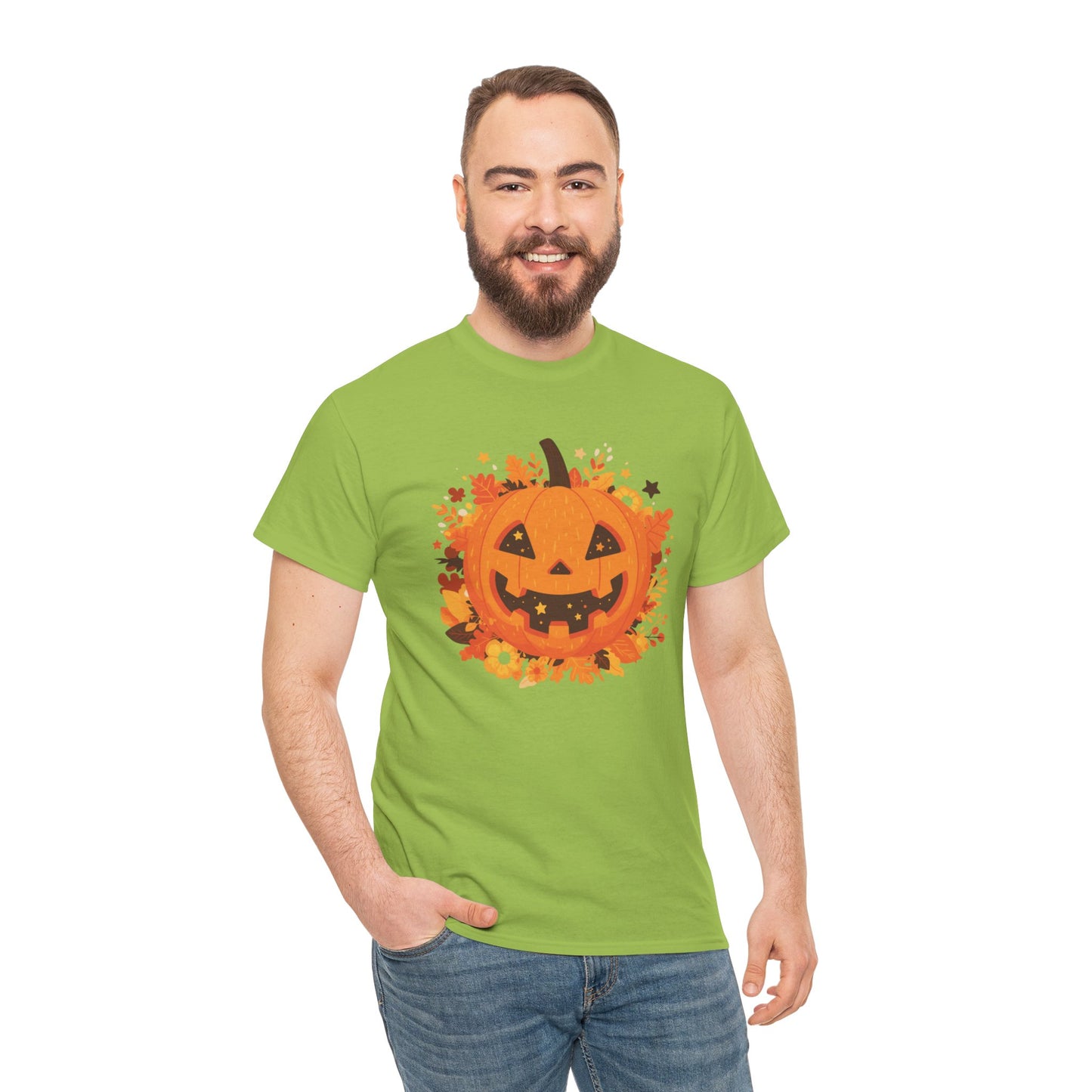 Jack-O-Lantern Unisex Heavy Cotton Tee