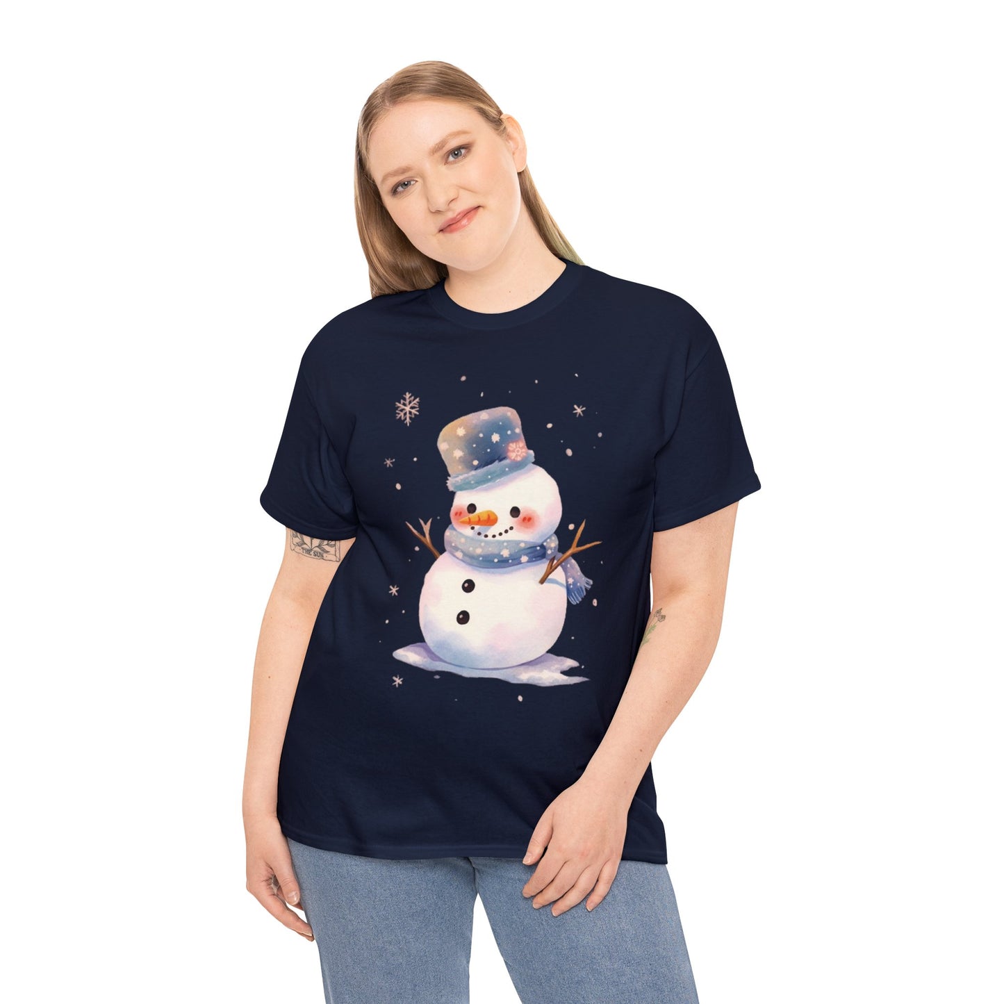Snowman Unisex Heavy Cotton Tee