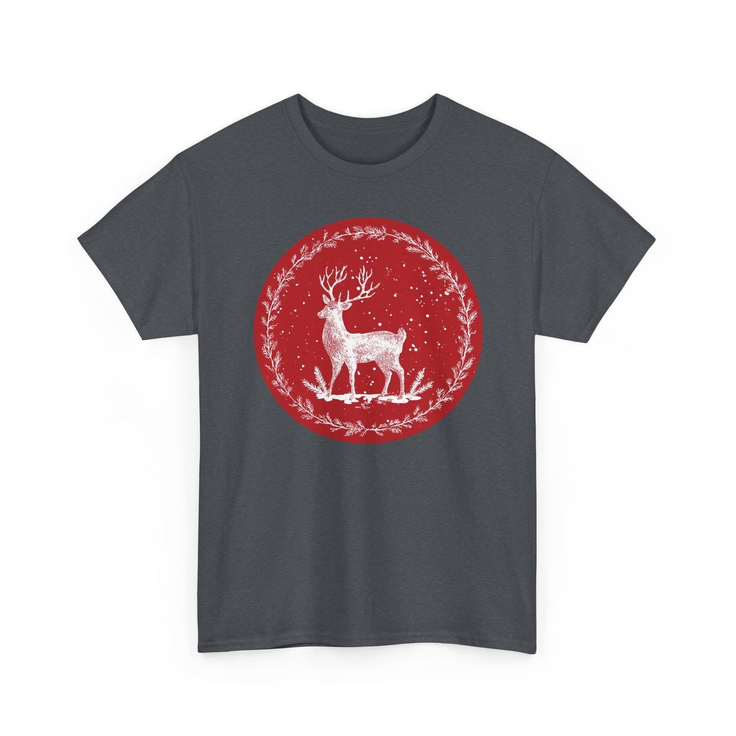 Rustic Deer Unisex Heavy Cotton Tee