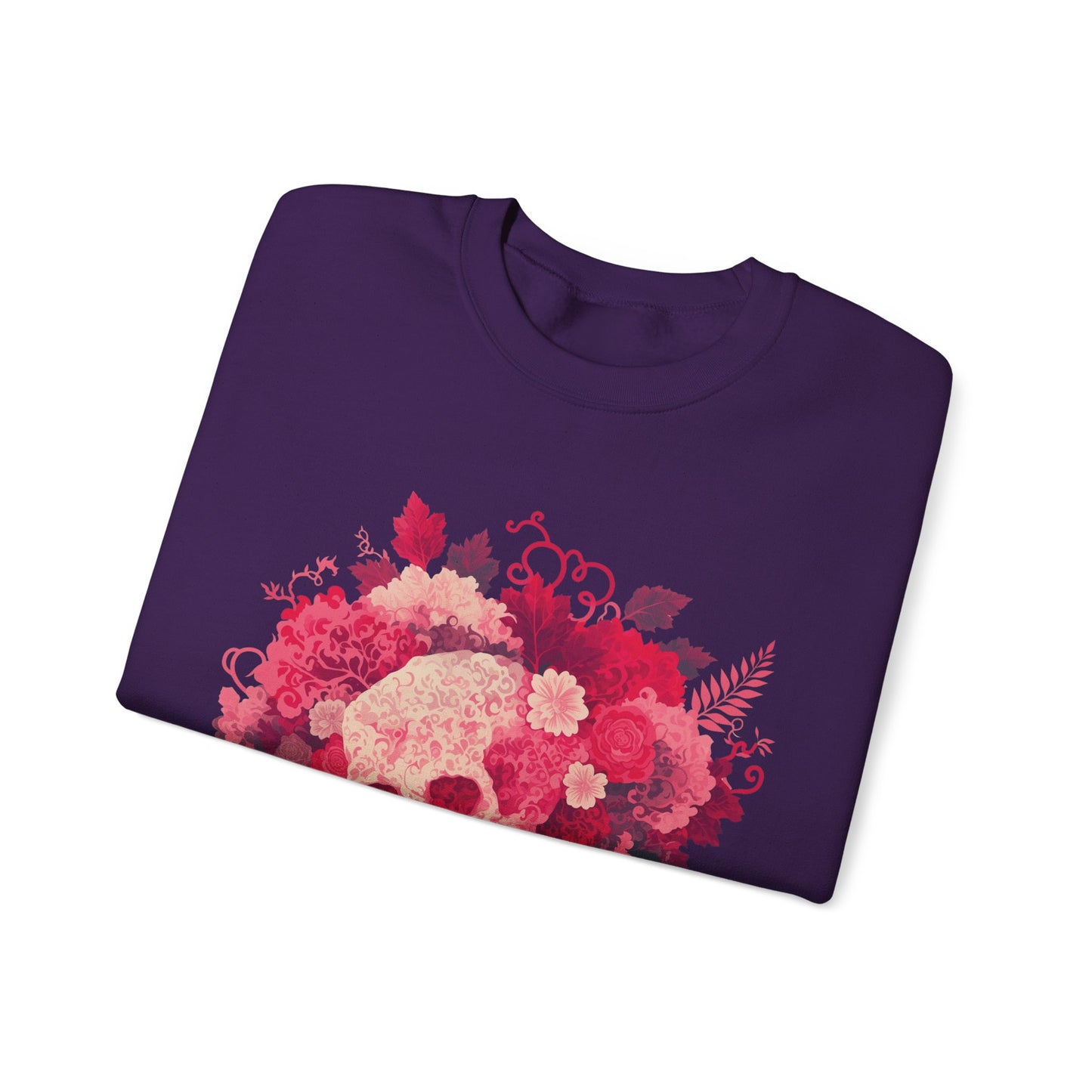 Skull Bouquet Unisex Heavy Blend™ Crewneck Sweatshirt