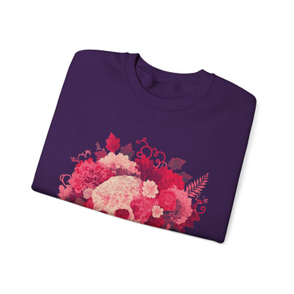 Skull Bouquet Unisex Heavy Blend™ Crewneck Sweatshirt