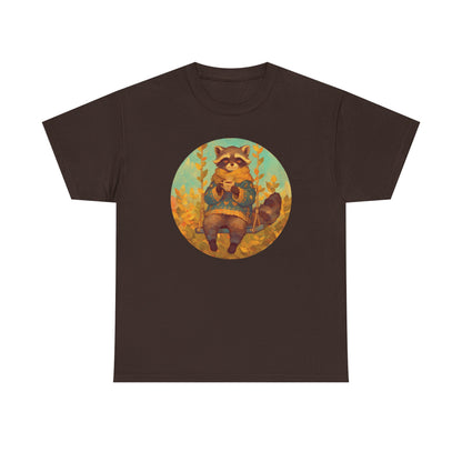 Cocoa Raccoon Unisex Heavy Cotton Tee