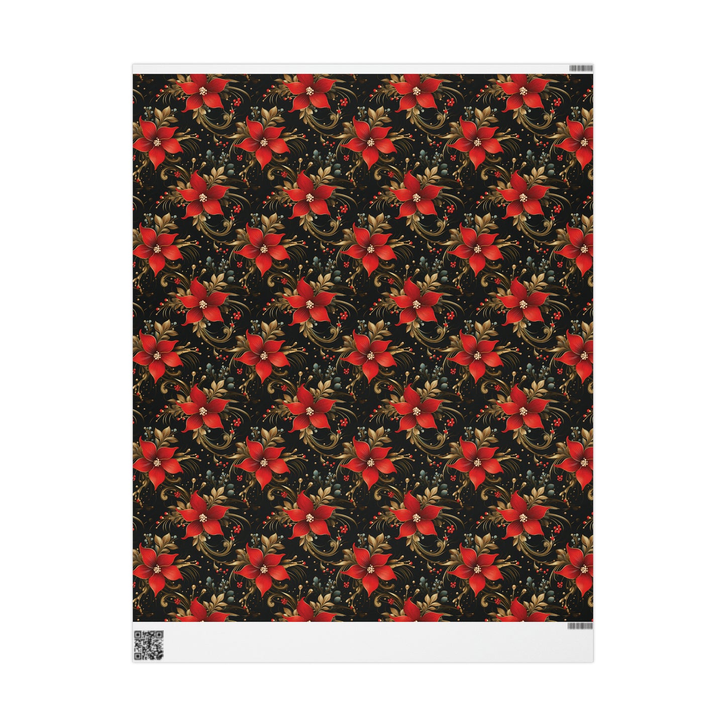 Pretty Poinsettias Wrapping Papers