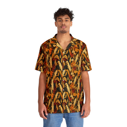 Wheat Men's Hawaiian Shirt (AOP)