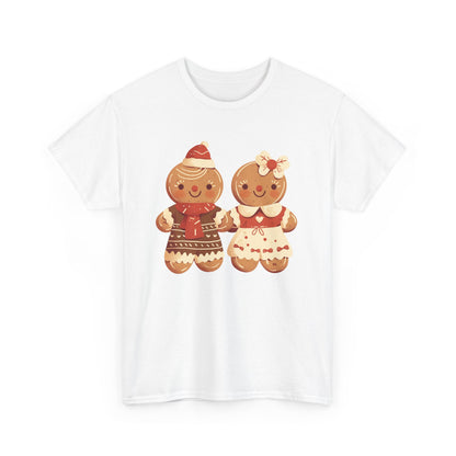 Gingerbread Couple Unisex Heavy Cotton Tee