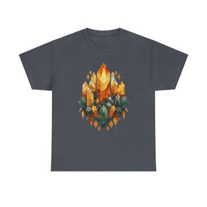 Earthen Crystal Cluster Unisex Heavy Cotton Tee