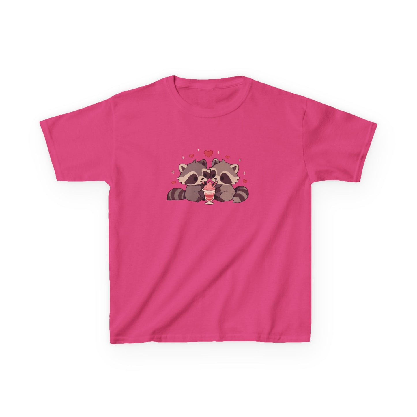 Raccoons Sharing Milkshake Kids Heavy Cotton™ Tee