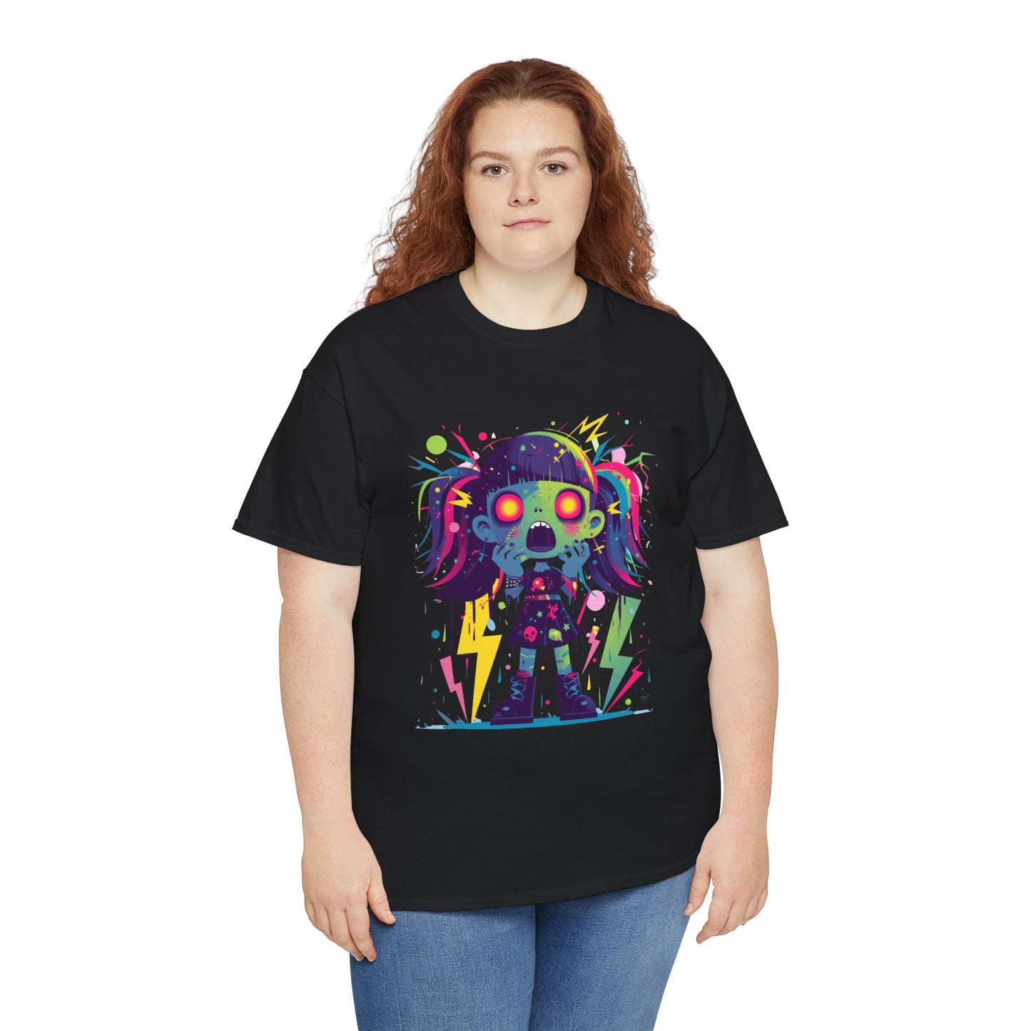 Electrified Zombie Unisex Heavy Cotton Tee