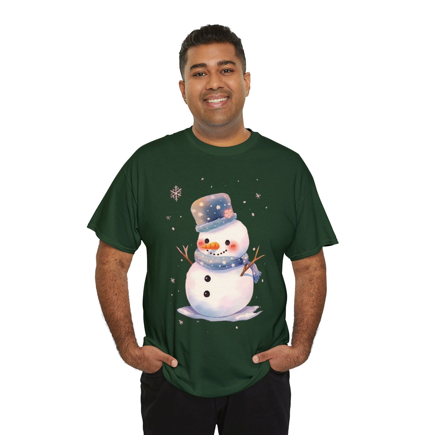 Snowman Unisex Heavy Cotton Tee