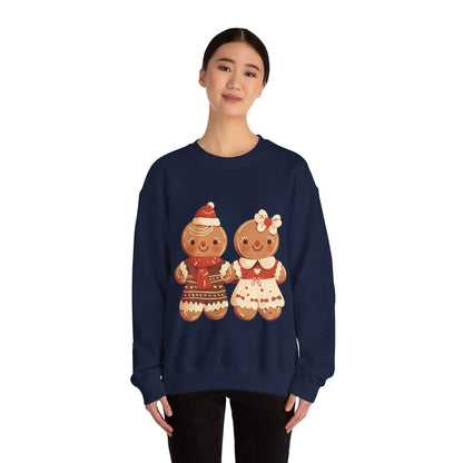 Gingerbread Couple Unisex Heavy Blend™ Crewneck Sweatshirt