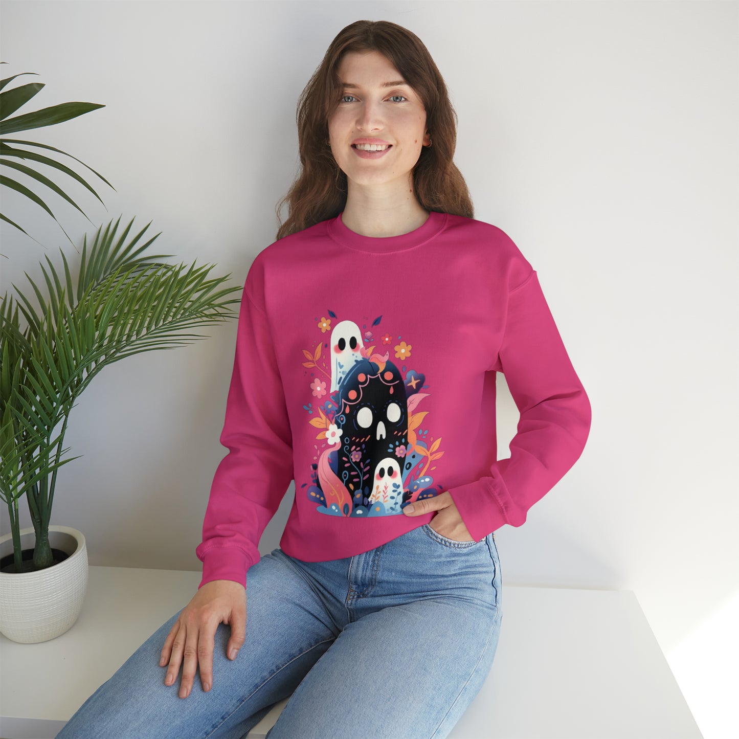 Ghosties Unisex Heavy Blend™ Crewneck Sweatshirt
