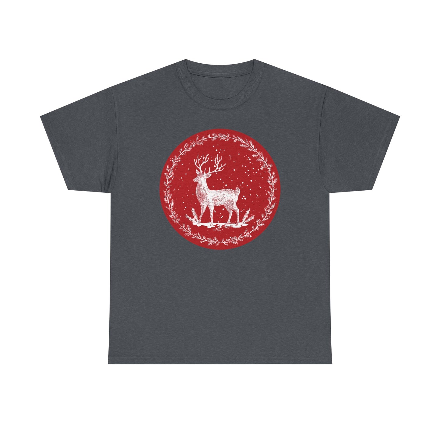 Rustic Deer Unisex Heavy Cotton Tee