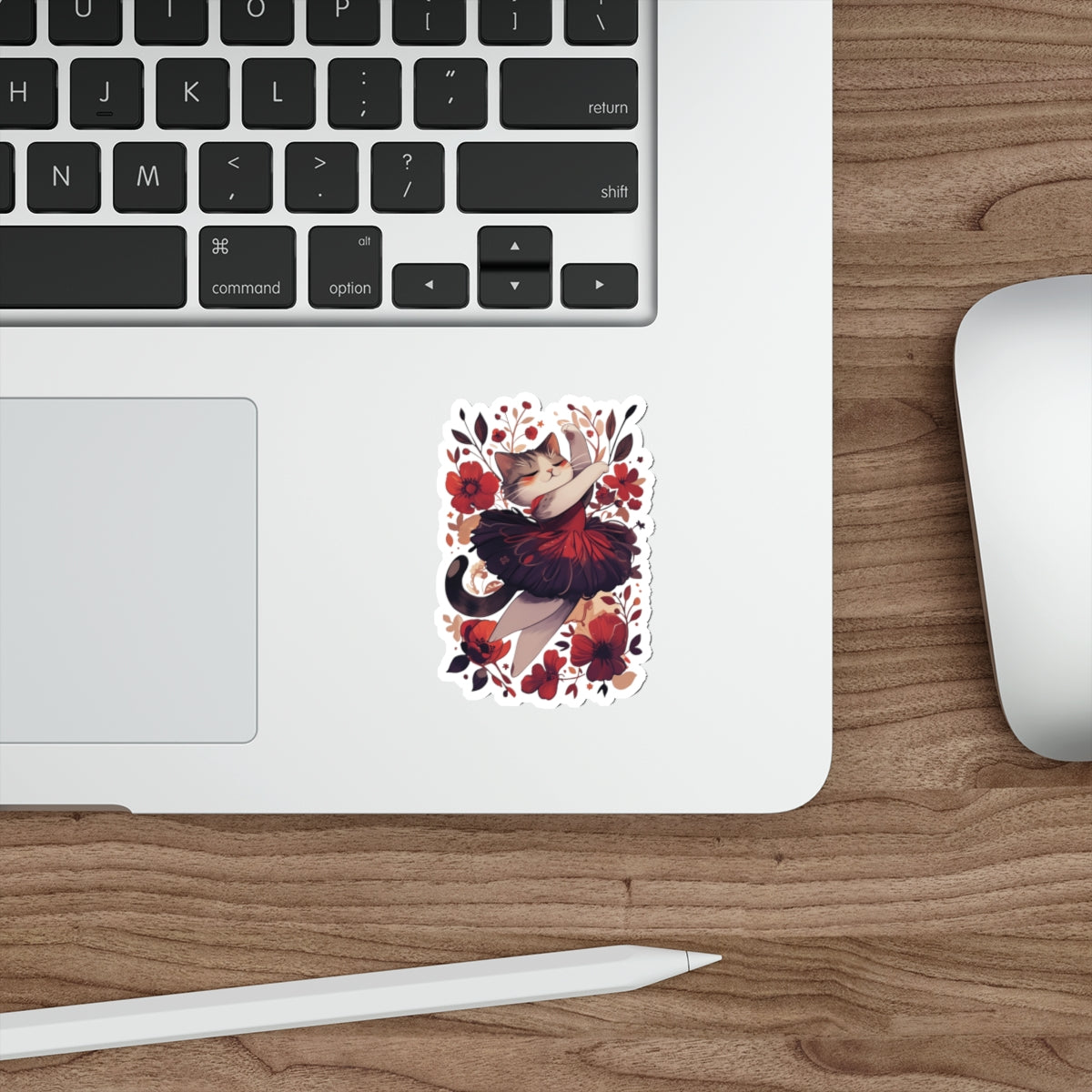 Ballet Cat Die-Cut Stickers