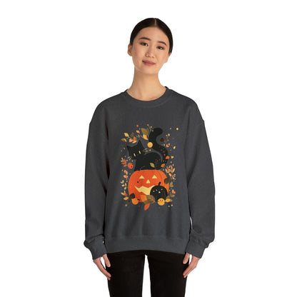 Spooky Kitty Unisex Heavy Blend™ Crewneck Sweatshirt