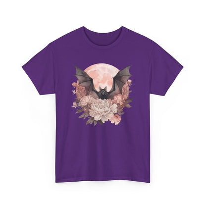 Strawberry Moon Bat Unisex Heavy Cotton Tee