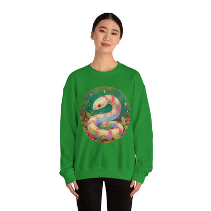 Candy Stripe Snake Unisex Heavy Blend™ Crewneck Sweatshirt