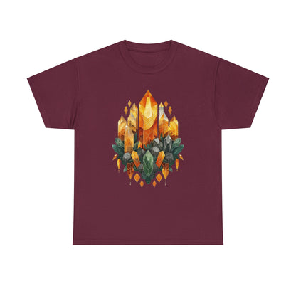 Earthen Crystal Cluster Unisex Heavy Cotton Tee