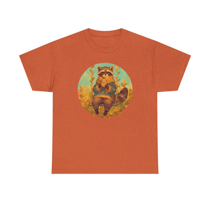 Cocoa Raccoon Unisex Heavy Cotton Tee