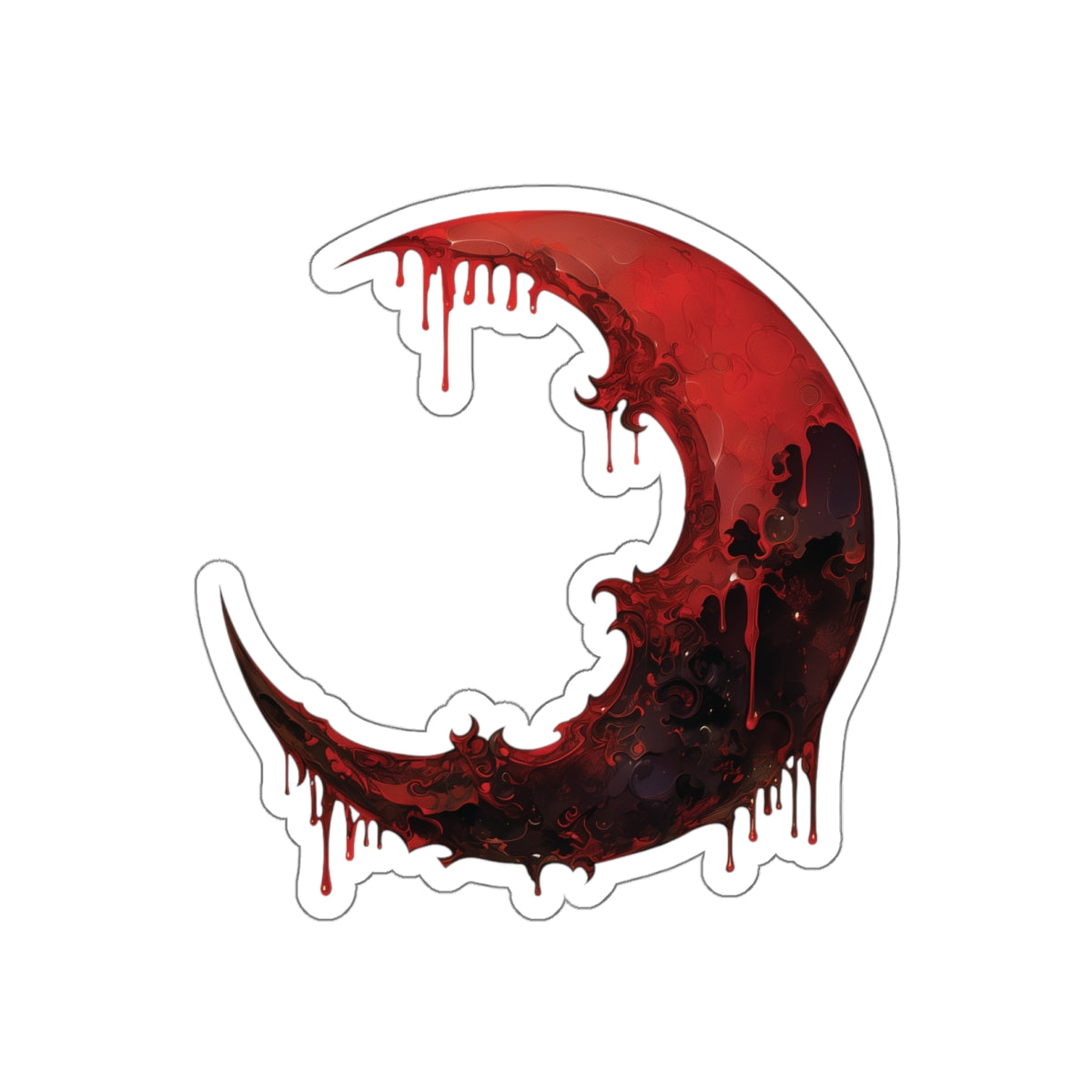 Blood Moon Die-Cut Stickers