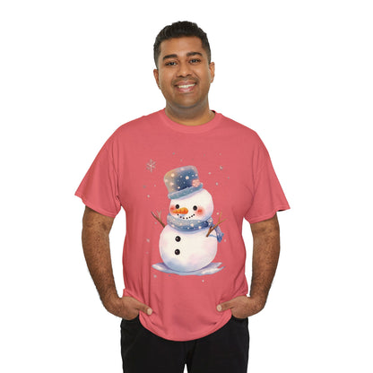 Snowman Unisex Heavy Cotton Tee