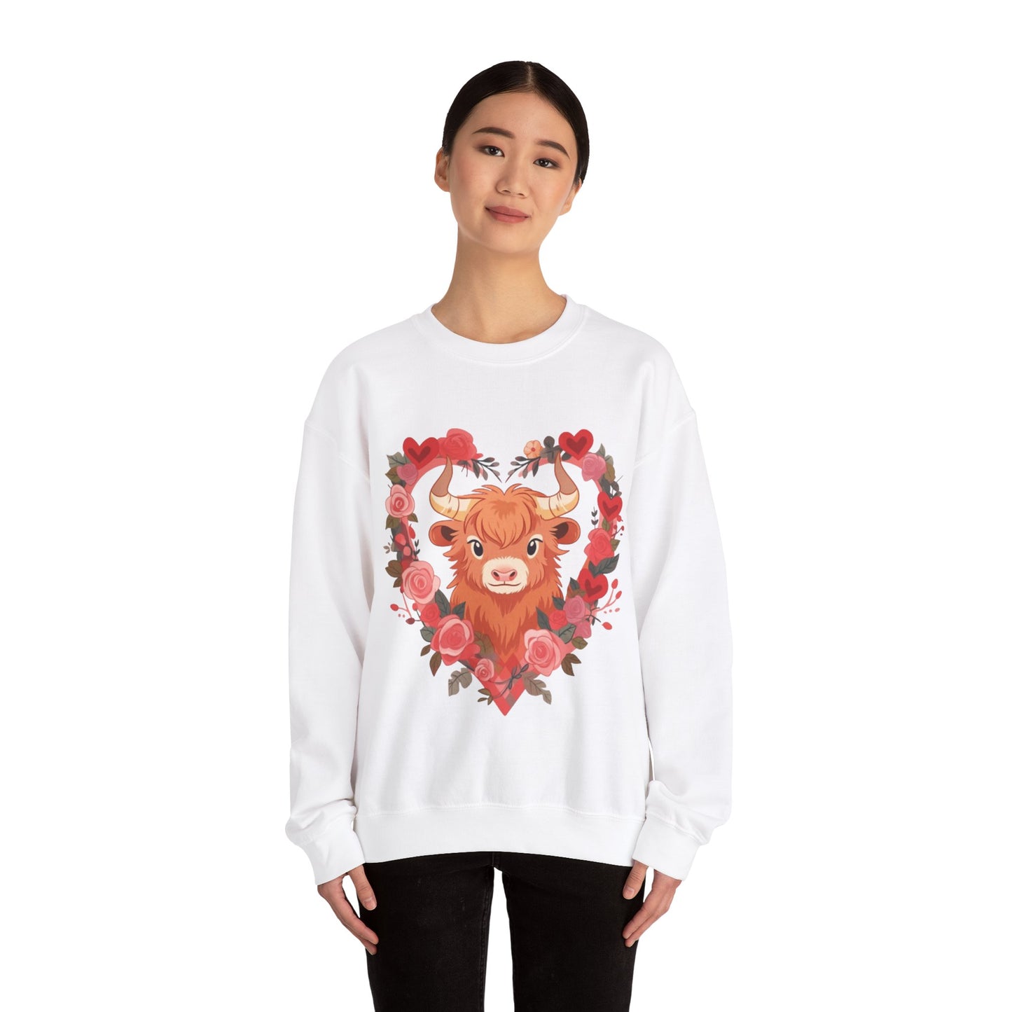 Moo Moo Love Unisex Heavy Blend™ Crewneck Sweatshirt