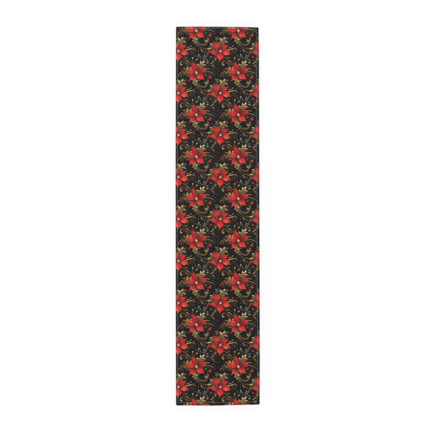 Pretty Poinsettias Table Runner (Cotton, Poly)