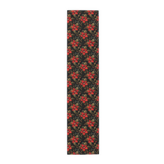 Pretty Poinsettias Table Runner (Cotton, Poly)