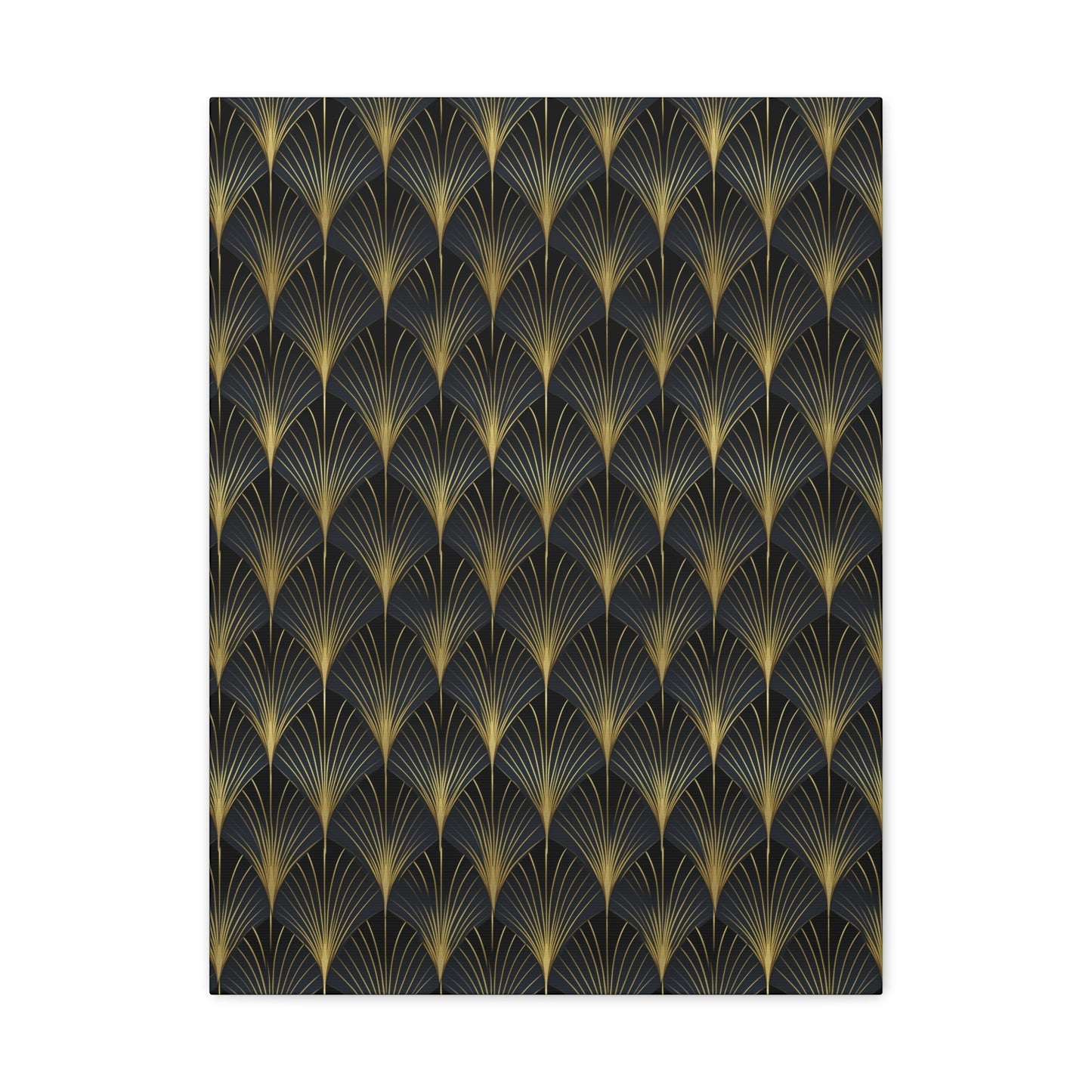 Art Deco Fans Canvas Gallery Wrap