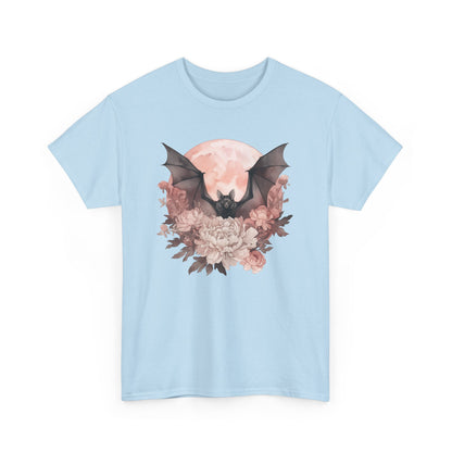 Strawberry Moon Bat Unisex Heavy Cotton Tee