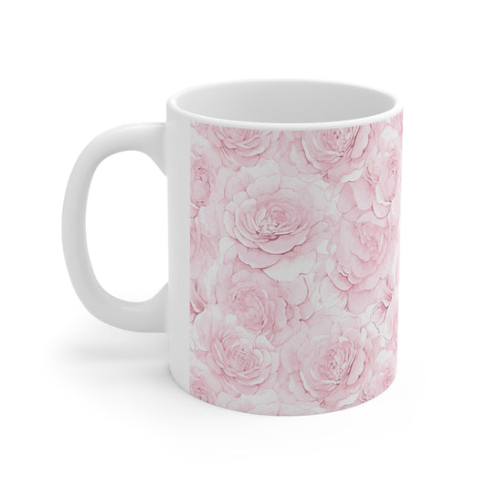 Romantic Roses Ceramic Mug 11oz