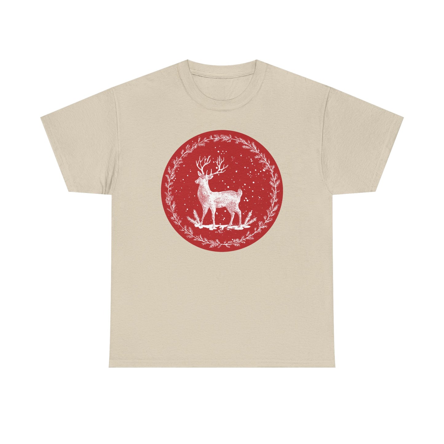 Rustic Deer Unisex Heavy Cotton Tee