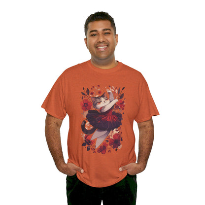 Ballet Cat Unisex Heavy Cotton Tee