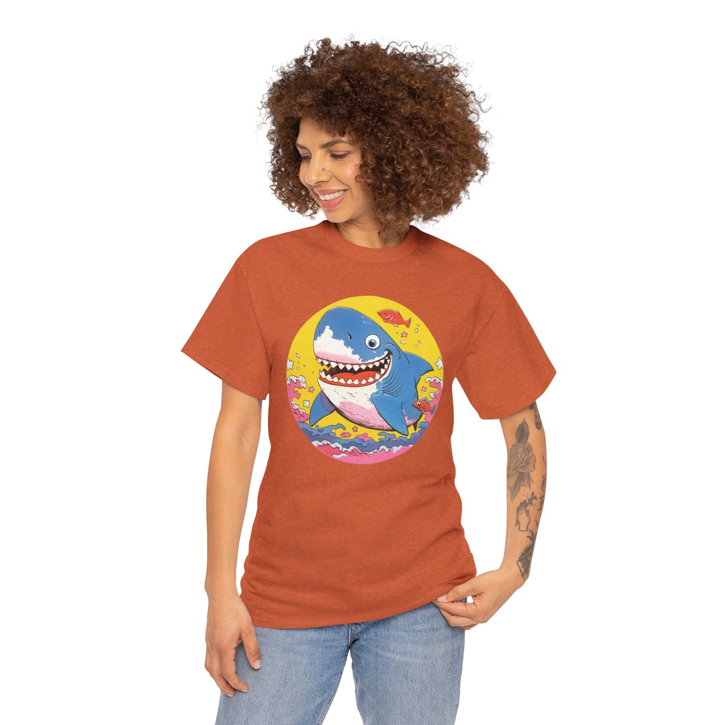 Shark Unisex Heavy Cotton Tee