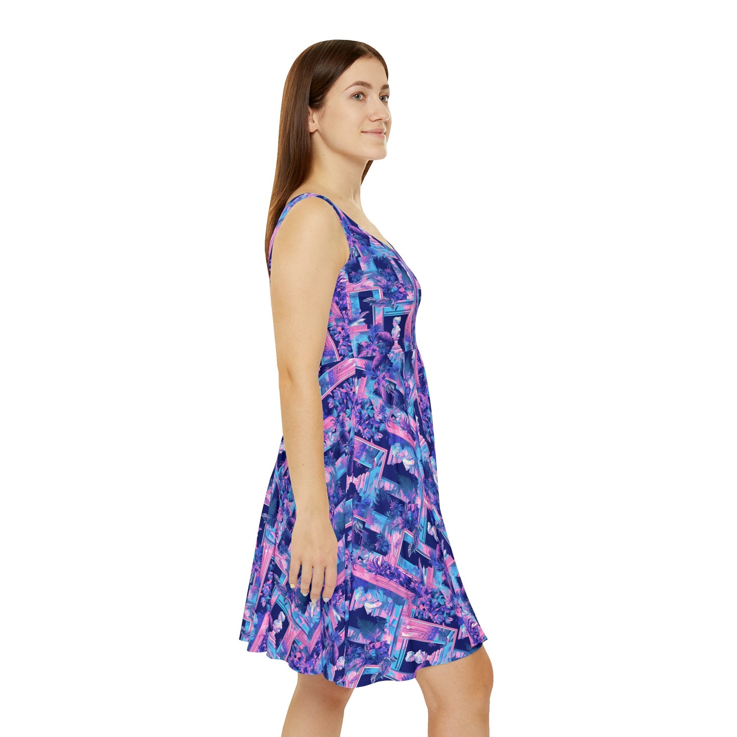 Neoclassical Women's Skater Dress (AOP)