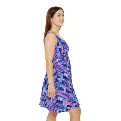Neoclassical Women's Skater Dress (AOP)