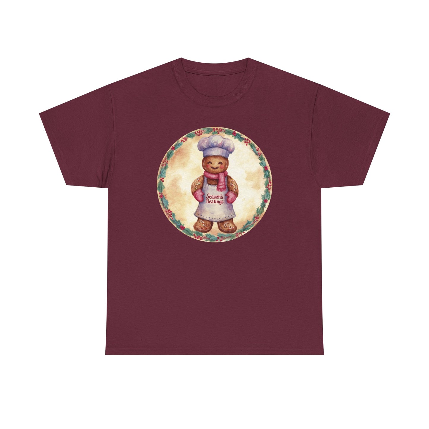 Gingerbread Baker Unisex Heavy Cotton Tee