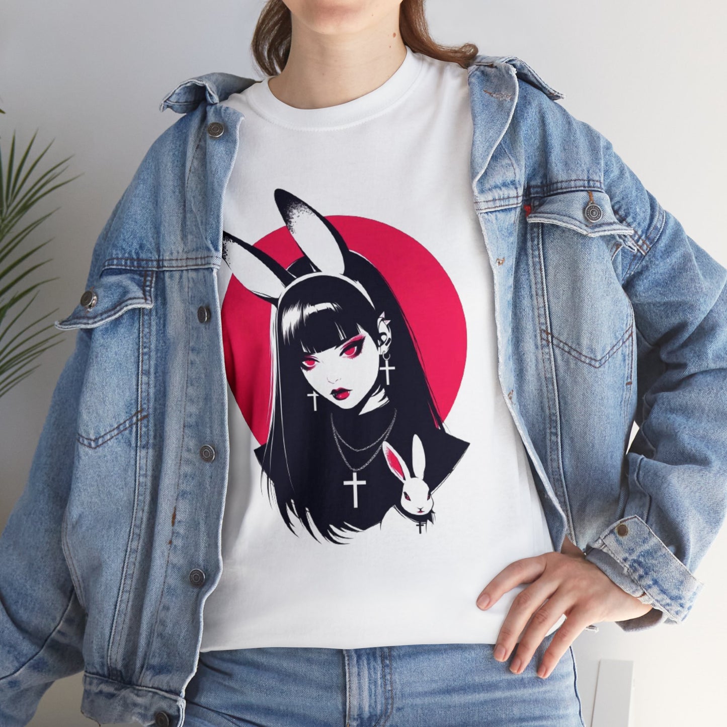 Vampire Bunny Unisex Heavy Cotton Tee