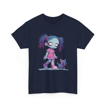 Zombie Dog Walker Unisex Heavy Cotton Tee