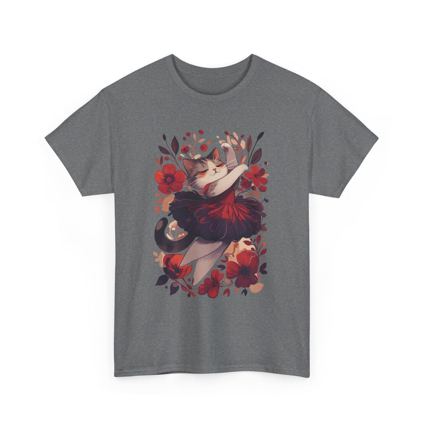 Ballet Cat Unisex Heavy Cotton Tee
