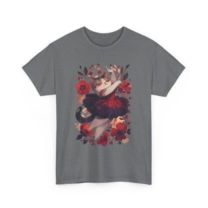 Ballet Cat Unisex Heavy Cotton Tee