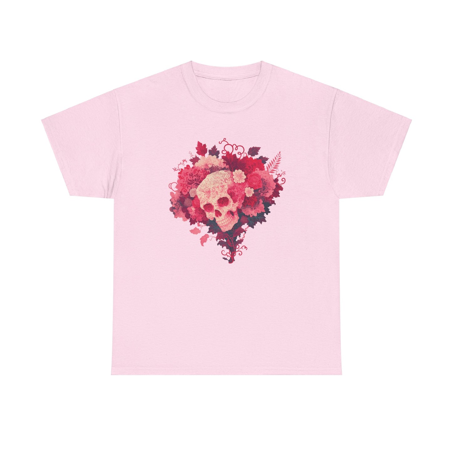 Skull Bouquet Unisex Heavy Cotton Tee
