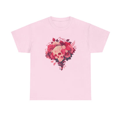 Skull Bouquet Unisex Heavy Cotton Tee