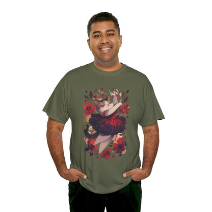 Ballet Cat Unisex Heavy Cotton Tee