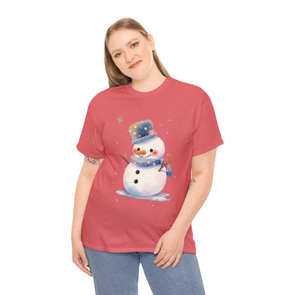 Snowman Unisex Heavy Cotton Tee