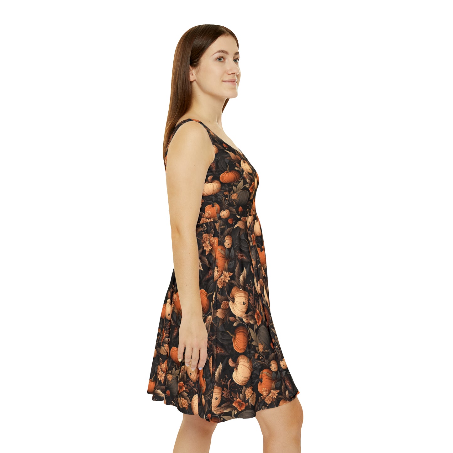 Pumpkin Harvest Women's Skater Dress (AOP)